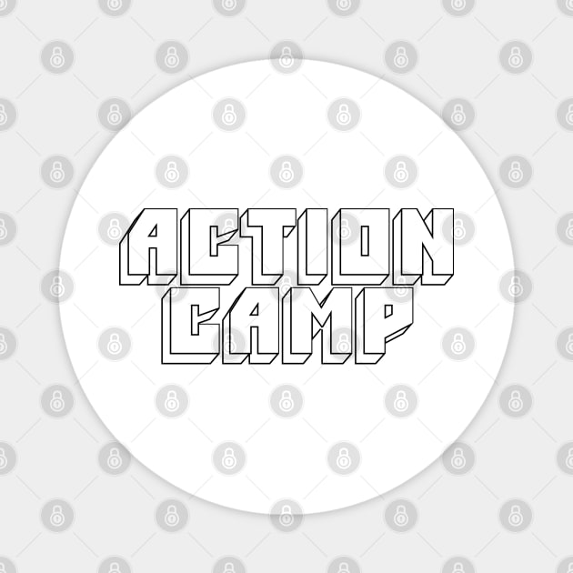 Action Camp Big Muff logo (Black) Magnet by ActionCamp